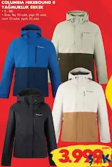 COLUMBİA HİKEBOUND II YAĞMURLUK ERKEK